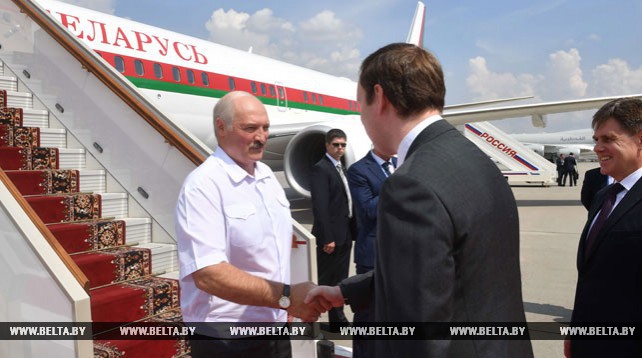Лукашенко прибыл в Москву, где посетит финал чемпионата мира по футболу