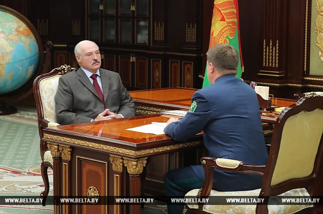Лукашенко встретился с председателем ГТК