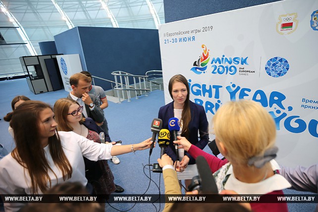 Дарья Домрачева стала первым звездным послом II Европейских игр