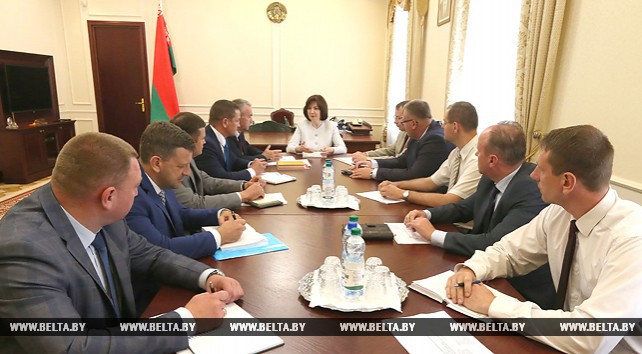Кочанова встретилась с представителями специальной группы резерва руководящих кадров от Брестской области