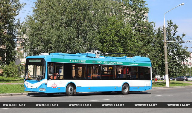 Бесконтактные троллейбусы выехали на маршруты Витебска