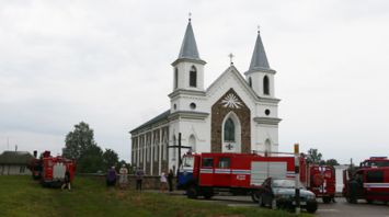 В костеле под Гродно произошел пожар