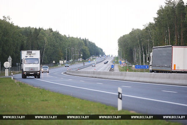 Открылось движение на реконструируемом участке автомагистрали М6 в Щучинском районе