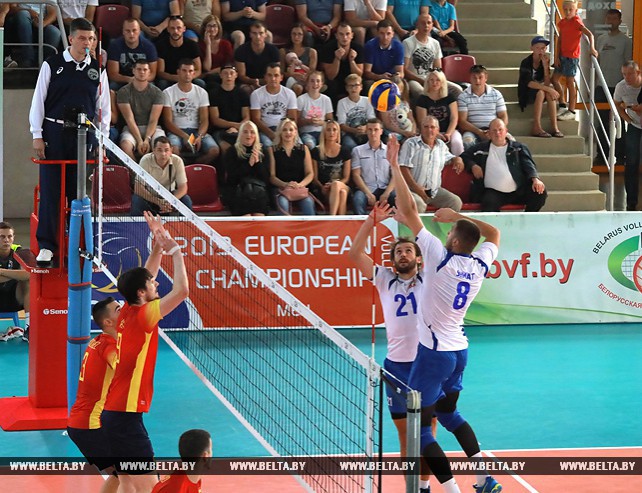 Волейболисты сборной Беларуси победили Испанию в отборе к ЧЕ-2019
