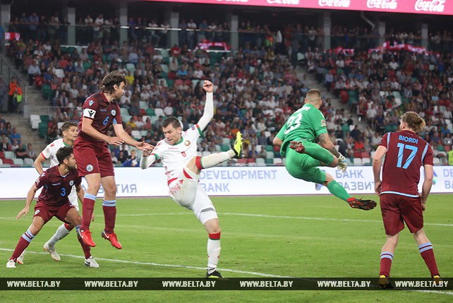 Сборная Беларуси по футболу обыграла Сан-Марино в стартовом матче Лиги наций