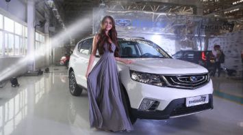 "БЕЛДЖИ" презентовал новый кроссовер Geely Еmgrand X7