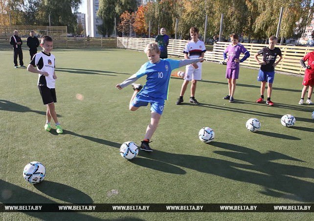 Спортивные классы с футбольной специализацией работают в Рогачеве