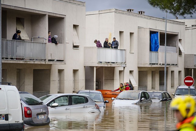 Наводнение на юге Франции