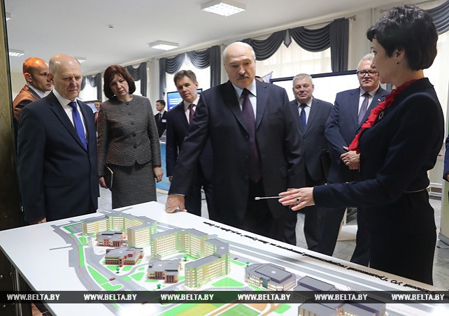 Лукашенко ознакомился с перспективами развития Гродненского госуниверситета им. Янки Купалы