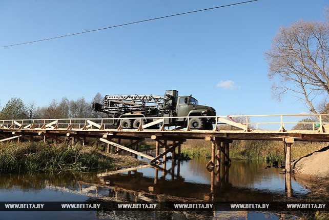 Военные инженеры ежегодно возводят в селах Беларуси по 3-4 малых моста
