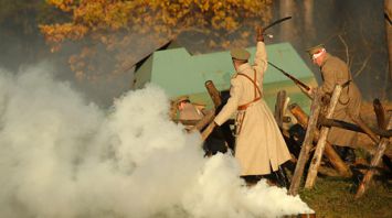 Реконструкцию военных действий времен Первой мировой провели в Сморгони