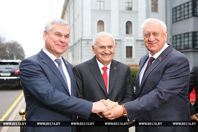 Михаил Мясникович встретился с председателем Великого национального собрания Турции Бинали Йылдырымом