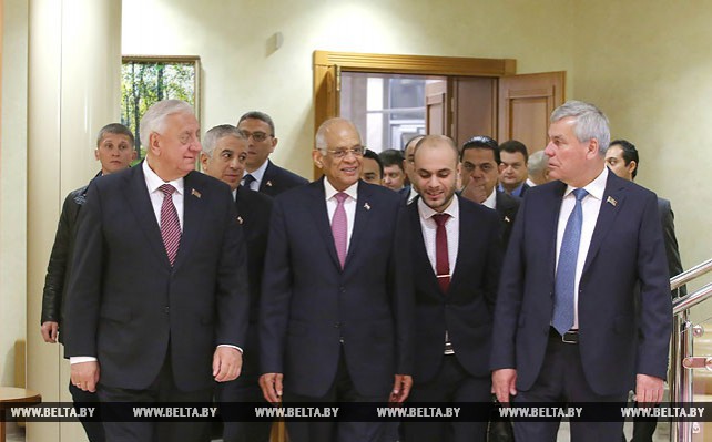 Мясникович и Андрейченко встретились с председателем Палаты представителей Египта