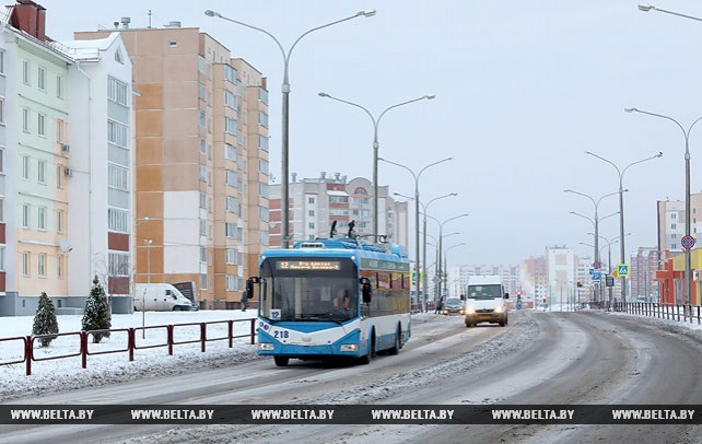 Новый троллейбусный маршрут открыли в витебском микрорайоне Билево