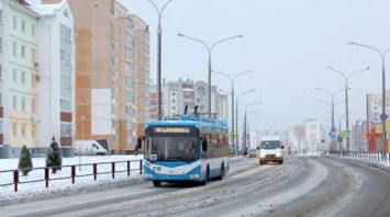 Новый троллейбусный маршрут открыли в витебском микрорайоне Билево