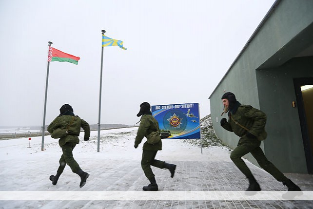 Военные заступили на боевое дежурство по противовоздушной обороне БелАЭС