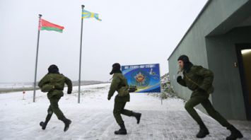 Военные заступили на боевое дежурство по противовоздушной обороне БелАЭС