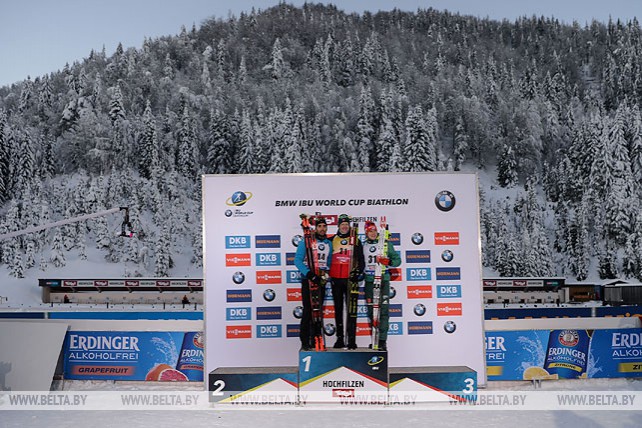 Норвежец Йоханнес Бё победил в спринте на этапе КМ в Хохфильцене