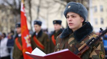 Более 450 военнослужащих приняли присягу в 120-й гвардейской механизированной бригаде