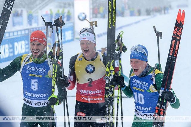 Норвежец Йоханнес Бё победил в мужском пасьюте этапа Кубка мира по биатлону