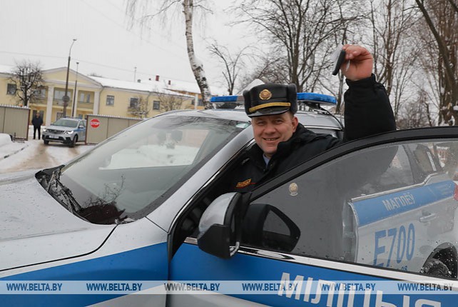 Автопарк Могилевского областного управления Департамента охраны МВД пополнили 14 машин