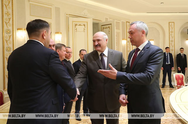 Лукашенко встретился с губернатором Новосибирской области