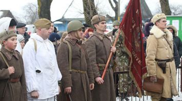 В Светлогорском районе отметили 75-летие освобождения поселка Дуброва от немецко-фашистких захватчиков