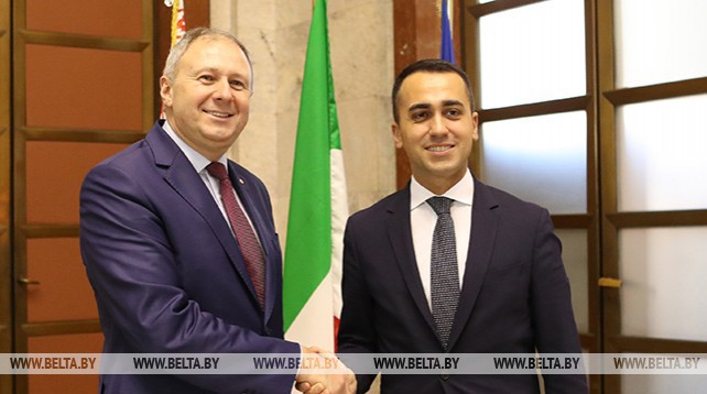 Румас встретился с заместителем председателя Совета Министров Италии