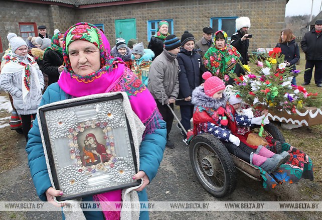 В Лельчицком районе провели обряд "Грамніцы"