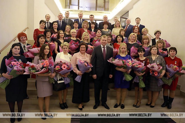 В Могилевском облисполкоме прошел торжественный прием к Дню женщин