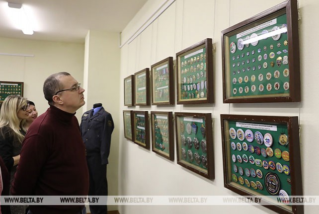 Коллекцию наградных знаков МВД Беларуси представили на выставке в Витебске