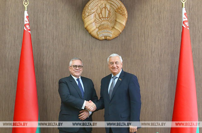 Мясникович встретился с председателем Национальной экономической палаты Польши
