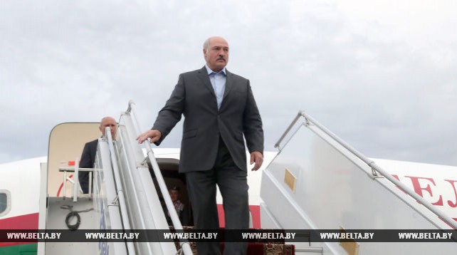 Лукашенко прибыл с официальным визитом в Украину