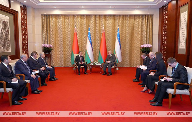 Лукашенко: Беларусь заинтересована делиться технологиями с Узбекистаном