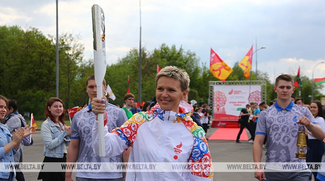 Эстафета огня II Европейских игр прибыла в Беларусь
