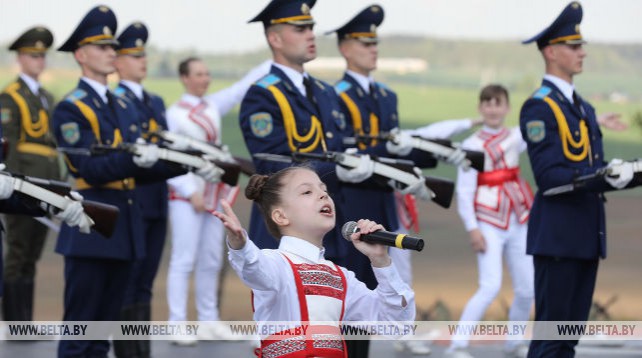 Репетиция открытия выставки MILEX 2019 прошла на "Линии Сталина"