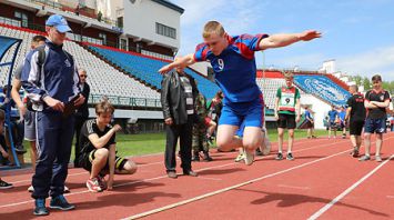 Областная спартакиада "Юный динамовец" прошла в Витебске