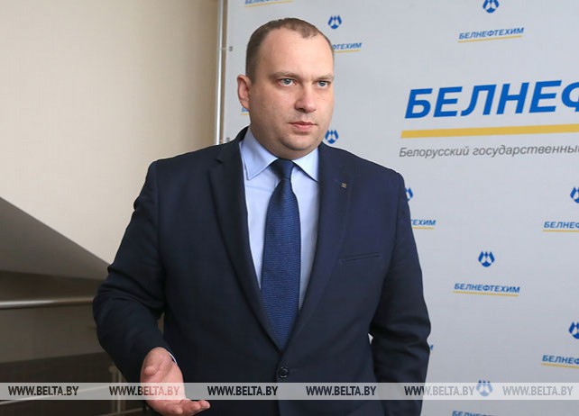 Председатель концерна "Белнефтехим" Андрей Рыбаков провел пресс-конференцию