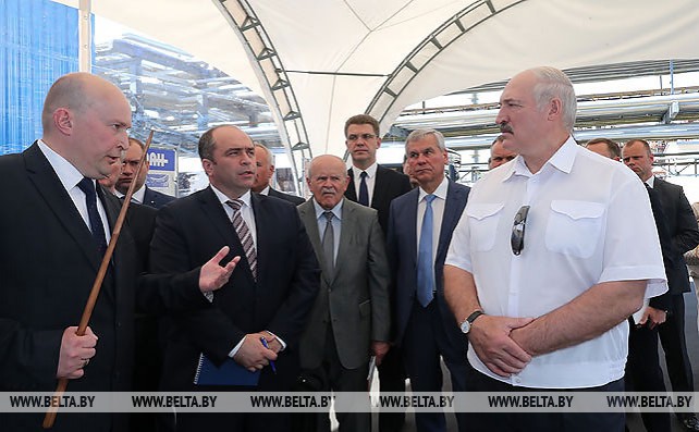 Лукашенко посетил ОАО "Нафтан"