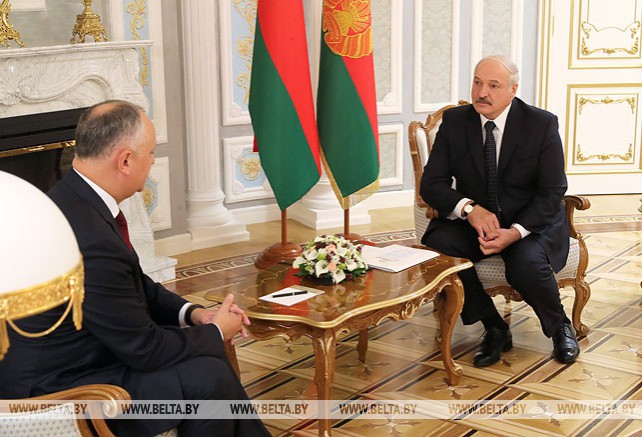Лукашенко встретился с Президентом Молдовы Игорем Додоном