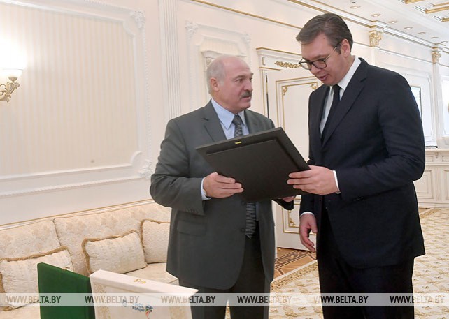 Лукашенко встретился с Президентом Сербии Александром Вучичем