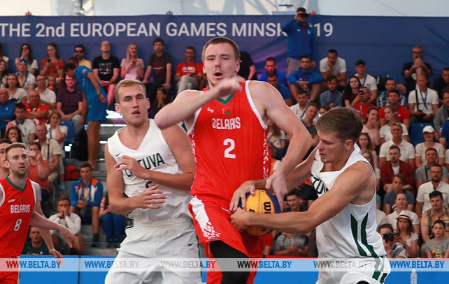 Белорусы проиграли литовцам на турнире по баскетболу 3х3 II Европейских игр