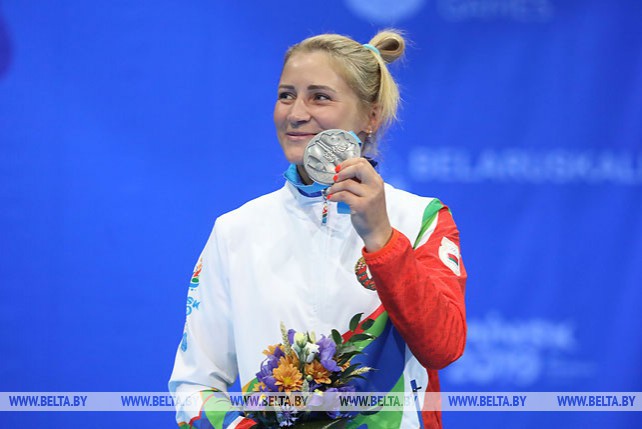 Белорусская самбистка Марина Жарская стала серебряным призером II Европейских игр