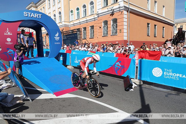 Алена Омелюсик заняла 5-е место в индивидуальной шоссейной велогонке II Европейских игр