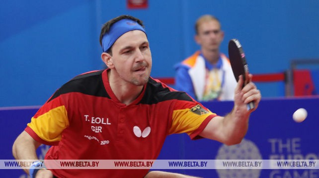 Немец Тимо Болль выиграл личный турнир II Европейских игр по настольному теннису