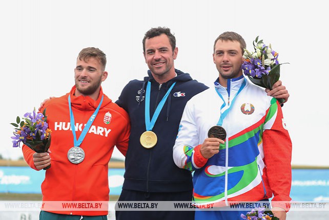 Дмитрий Третьяков завоевал бронзовую медаль в байдарке на 200 м на Европейских играх