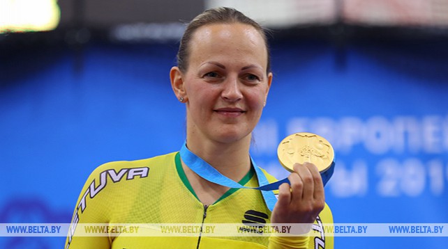 Литовка Симона Крупецкайте выиграла в кейрине на II Европейских играх
