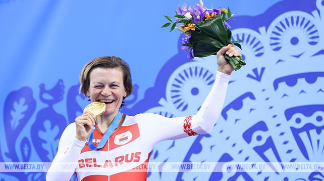 Белорусская велосипедистка Татьяна Шаракова стала чемпионкой II Европейских игр