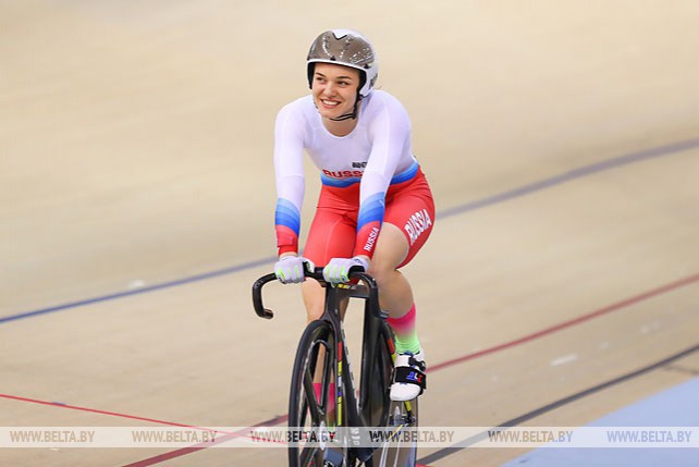 Велосипедистка Анастасия Войнова победила в спринте на II Европейских играх