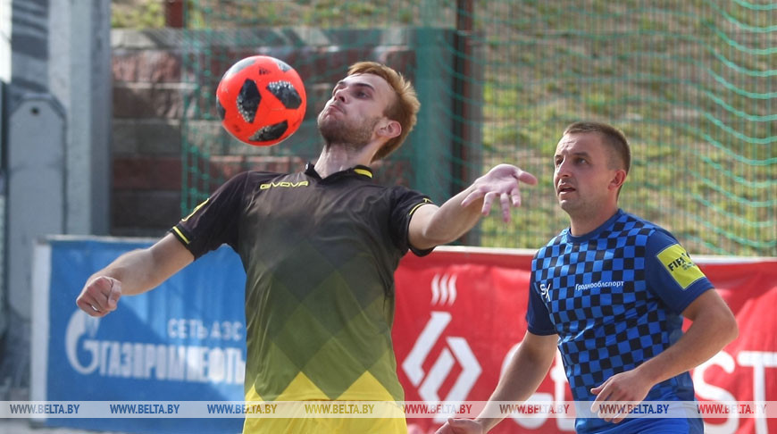 "Гроднооблспорт" второй раз подряд выиграл чемпионат Беларуси по пляжному футболу